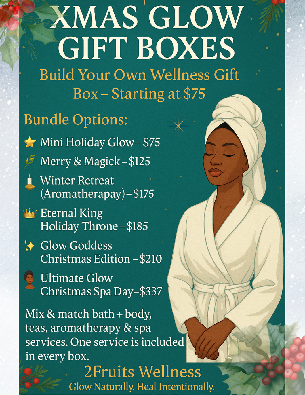Xmas Glow Gift Boxes - Build-Your-Own Wellness Gift