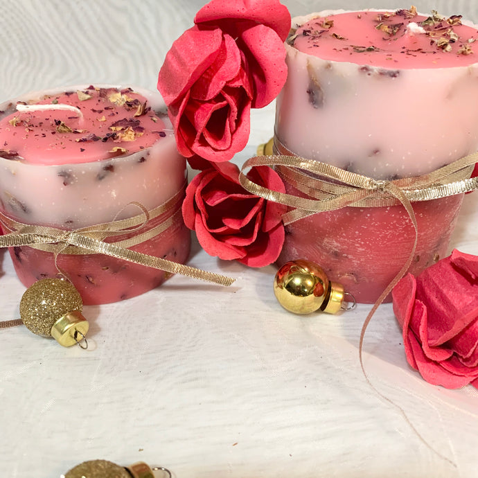 Rose Garden Candles (set of 2)