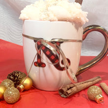 Load image into Gallery viewer, Hot Cocoa Topped w/ Whip Cream Candle